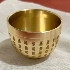 सुनको फेंग शुई सयौं आशिष् कचौरा राम्रो कारीगरी अर्थपूर्ण उपहार तामाको सामग्री उत्कृष्ट मिनी 4.5CM/6CM