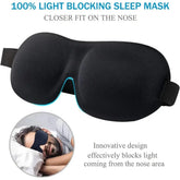 3D Sleep Mask Blindfold Sleeping Aid Soft Memory Foam Eye Mask for Sleeping Travel Light Slaapmasker Eye Cover Lightweight style