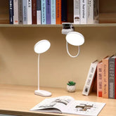 Led Table Lamp USB Rechargeable Night Light with Folding Clamp Study Stand Read Lamp Touch 3 Modes Dimming Eye Protection Light
