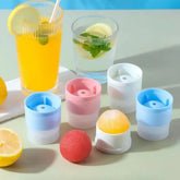 3PCS Large Silicone Ice Ball Mold Easy Demoulding Soft Ice Maker Round Ice Ball Reusable Ice Cube Machine Bar Accessories