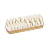 2Pcs Car Interior Cleaning Brush Alcantara Suede Deerskin Plush Fabrics Beauty Care Brush Detailling Car Upholstery Clean Toosl