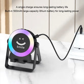 Mini Bluetooth Wireless Speaker Sound Amplifier with Stand 360Rotation Speaker Audio Automatic Connection Subwoofer