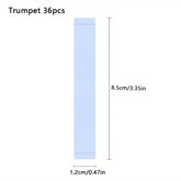 36PCS Invisible Double Sided Fashion Tape for Clothing Dress Bra Strap Anti-Slip Skin Safe Secret Adhesive Strip 1.2/1.8cmx8.5cm
