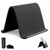 Portable Foldable Silicone Phone Holder, Bendable Freely into Any Shape, Multi-Angle Adjustable Stand for Mobile Phone Devices