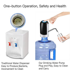 Water Bottle Pump USB Charging Auto Switch Drinking Dispenser Charging One Click Auto Switch Drink Pump Dispenser