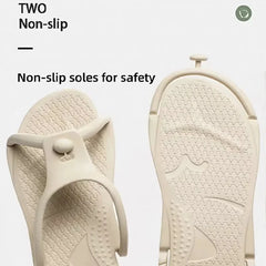 2024 Summer Women Folding Slippers Adults Portable Trip Travel Sandals Couples Indoor Soft Slides Men Beach Non-slip EVA Shoes