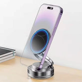 360° Rotatable Magnetic Phone Holder for car Foldable & Adjustable Magnetic Car Mount ,Suction Cup Phone Holder for Car/Mirror