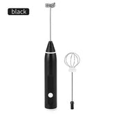 Powerful Milk Frother Wand Mini Handheld Milk Frother Whisk Rechargeable Drink Mixer for Coffee Lattes