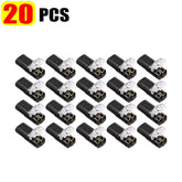 2 Pin Way Plug Electrical Connectors with Locking Buckle Push-in Car Wire Terminal Block Waterproof Wire Cable Connection Strips
