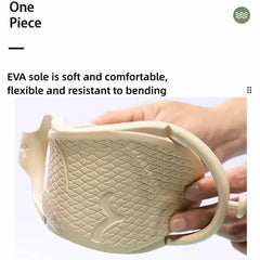 2024 Summer Women Folding Slippers Adults Portable Trip Travel Sandals Couples Indoor Soft Slides Men Beach Non-slip EVA Shoes