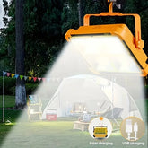 Super Bright Solar Handheld Light Rechargeable Spotlight Garden Outdoor Camping Portable High Power Emergency Lighting Lantern