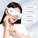 Folding Eye Massager Eye Mask with Bluetooth Music Airbag Compression Eye Care Device Gift for Eye Strain Dry Eye Improve Sleep