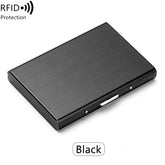 MIYIN credit card holder stainless steel credit card holder metal ID card holder RFID wallet female or male business card holder