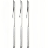 3/6pcs Stainless Steel Foot Razors,Removers for Dead Light Beige And,Foot Care Tools for Men and Women,Toenail Scraper Manicure