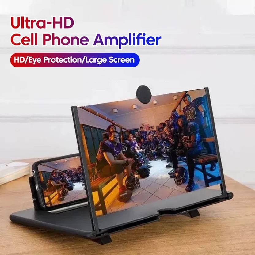 14 Inch PhoneScreen Amplifier,Portable Movie Enlarger With Lazy Stand