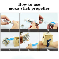10Pcs Moxibustion Rolls Pure Moxa Stick Traditional Chinese Herbal Medicine Acupuncture Massage Therapy Warm Body Relieve Pain