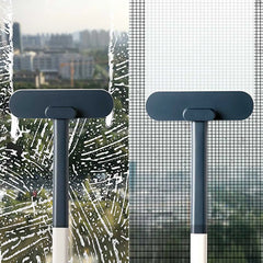 1 multifunctional long handled window brush, wet and dry dual-usecleaning brush,glass brush,sofa,wall, pet hair, carpet cleaning