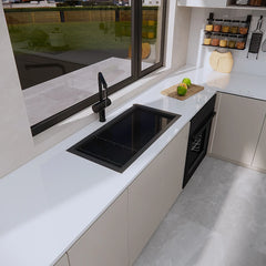 Glossy White Self-Adhesive Wallpaper Waterproof Oil-Proof PVC Cabinet Sticker Furniture Renovation Film for Kitchen