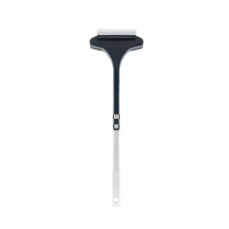 2 in 1 Window Screen Cleaner Brush Extendable Handle Dual Sided Squeegee Scrubber No Disassembly Required Anti Dust Cleaning Too