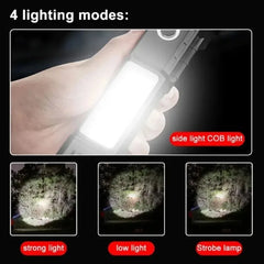 Waterproof multi-functional hand lamp, which can be used as a car safety hammer and a lighting lamp for outdoor family camping
