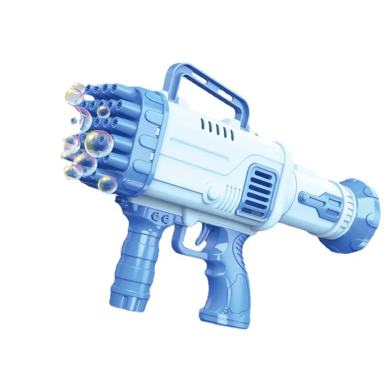 32 Hole Rocket Launcher Bubble Gun, Fully Automatic Bubble Machine, Handheld Porous Children's Toy