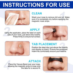 Anti-Snore Nose Strips, 30-Day Supply Nasal Dilator Opener, Effective Snoring Relief & Nighttime Breathing Support, Congestion Free Sleep