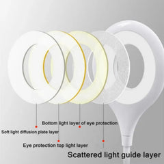 18LEDs USB Direct Plug Portable Lamp Notebook Computer Lamp Eye Protection Student Study Reading Available Night Light Lighting