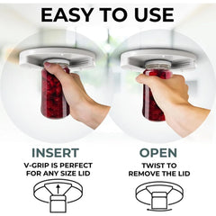 New 1pcs Under Cabinet Jar Openers for Weak Hand Easy Grip,One Handed Gadgets & Bottle Opener Kitchen Tools,Arthritis Jar Opener