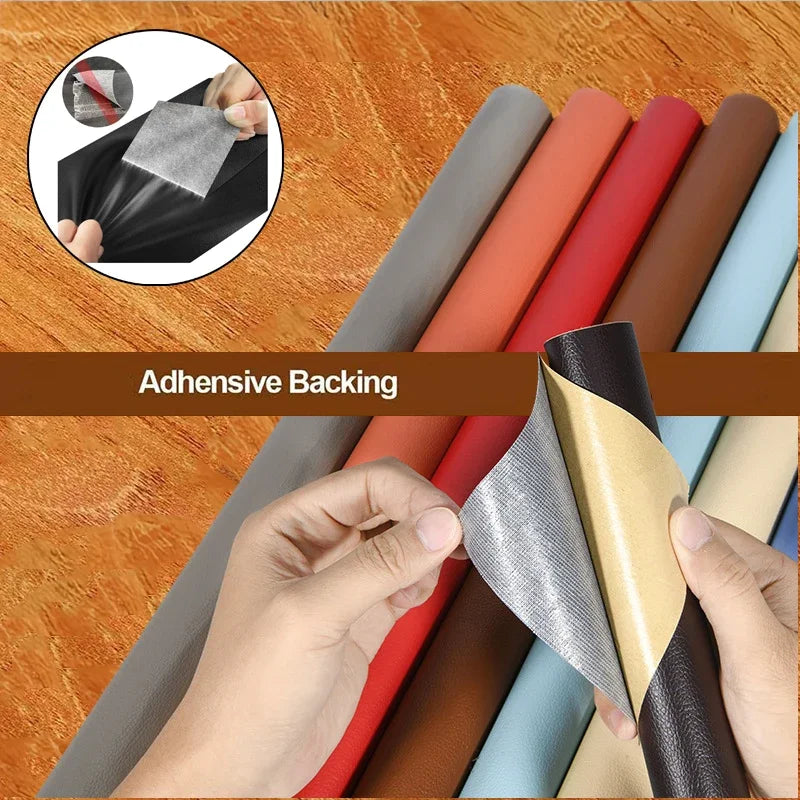 Self Adhesive Leather Genuine Repair Patch Tape Self-Adhesive House DIY Fix For Sofa Moto Car Seat Chair Bag Sticker Patches