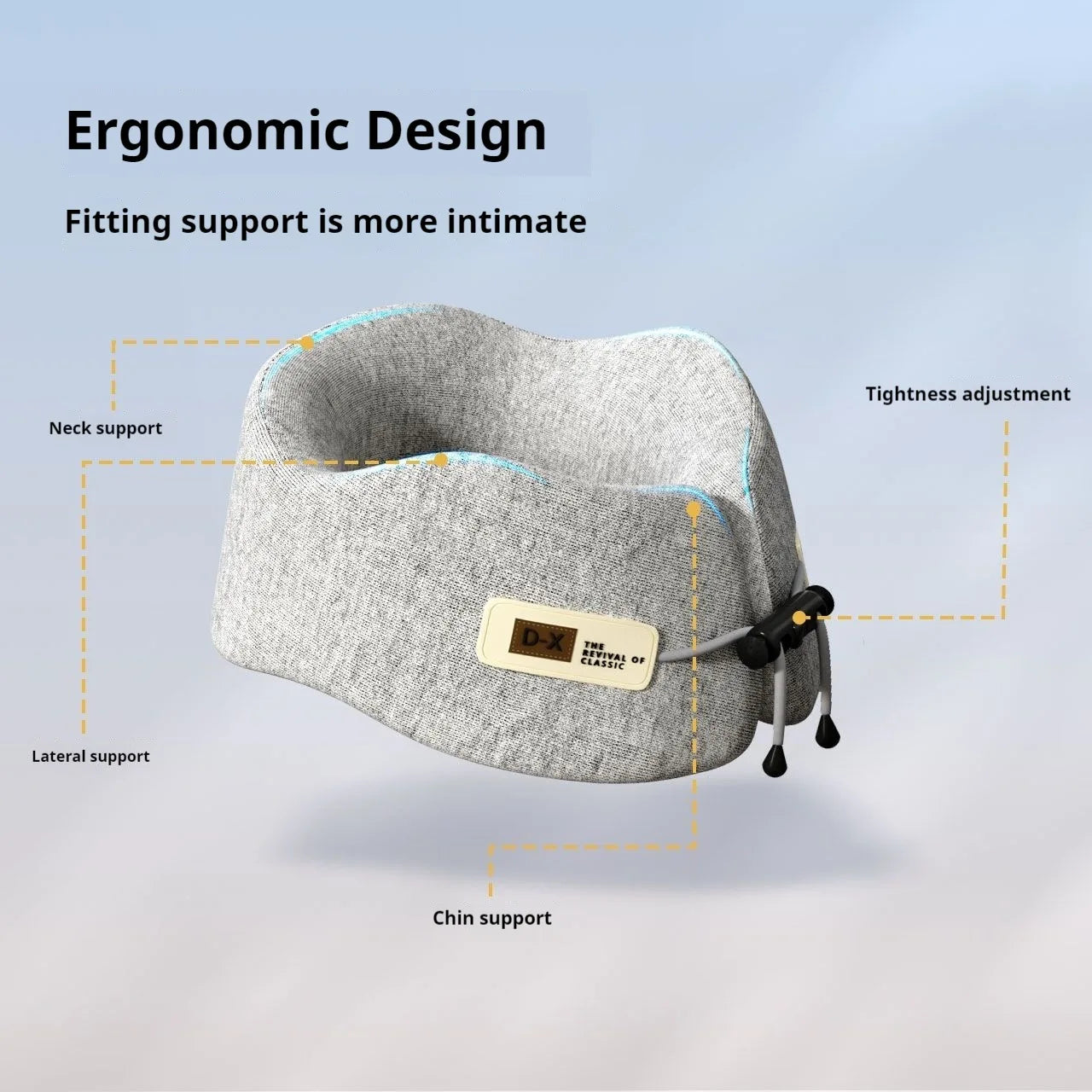 U Shaped Memory Foam Neck Pillows Soft Travel Pillow Massage Neck Pillow Sleeping Airplane Pillow Cervical Healthcare Bedding