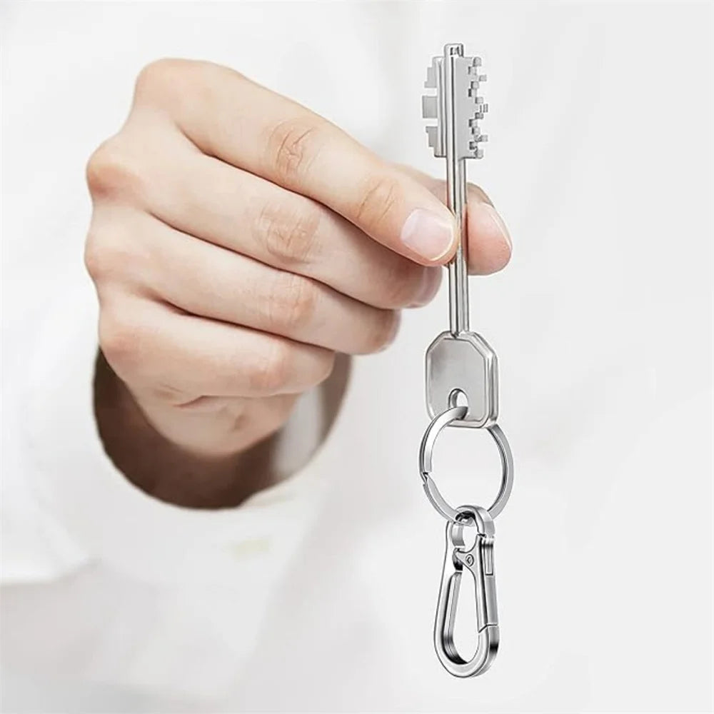 4Pcs Carabiner Clip Keychain Metal Carabiner Shape Key Ring Keyring Key Holder Clips Hook Holder Organizer for Car Keys Finder