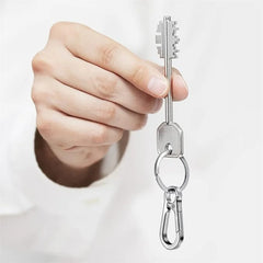 4Pcs Carabiner Clip Keychain Metal Carabiner Shape Key Ring Keyring Key Holder Clips Hook Holder Organizer for Car Keys Finder