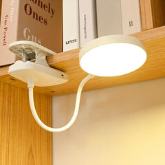 Led Table Lamp USB Rechargeable Night Light with Folding Clamp Study Stand Read Lamp Touch 3 Modes Dimming Eye Protection Light