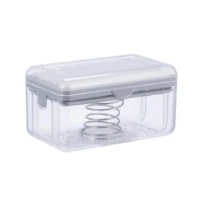 Roller Soap Mover Cylindrical Bathroom Soap Tray Rack Soap Box Plastic Storage Container with Drainage Bathroom Accessories Soap