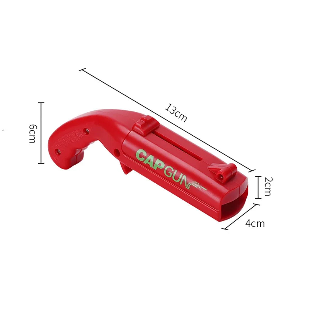 Cap Gun Bottle Opener Beer Bottle Cap Gun Toy Gun Bottle Cap Shooter Launcher, Creative Cap Gun Toy for Party Bar
