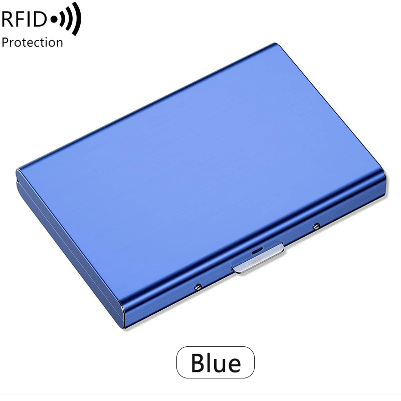 MIYIN credit card holder stainless steel credit card holder metal ID card holder RFID wallet female or male business card holder