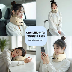 U Shaped Memory Foam Neck Pillows Soft Travel Pillow Massage Neck Pillow Sleeping Airplane Pillow Cervical Healthcare Bedding