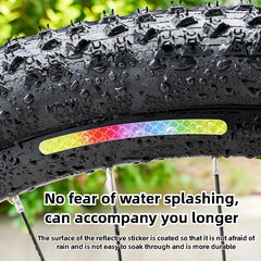 Reflective Tire Stickers for Bicycle Safety Rim Sticker Tape Kids Balance Bike Reflective Stickers Motorcycle Car Wheel Decals
