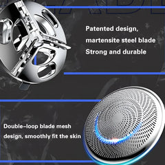 Men's Portable Razor Mini Pocket Travel Razor Wireless Detachable Shaver Facial Beard Hair Trimmer Hair Beard Trimmer Remover To