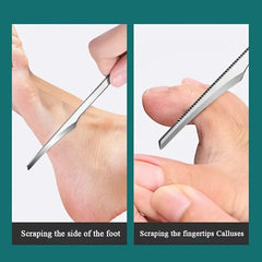 3/6pcs Stainless Steel Foot Razors,Removers for Dead Light Beige And,Foot Care Tools for Men and Women,Toenail Scraper Manicure