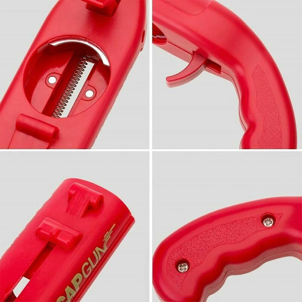 Cap Gun Bottle Opener Beer Bottle Cap Gun Toy Gun Bottle Cap Shooter Launcher, Creative Cap Gun Toy for Party Bar