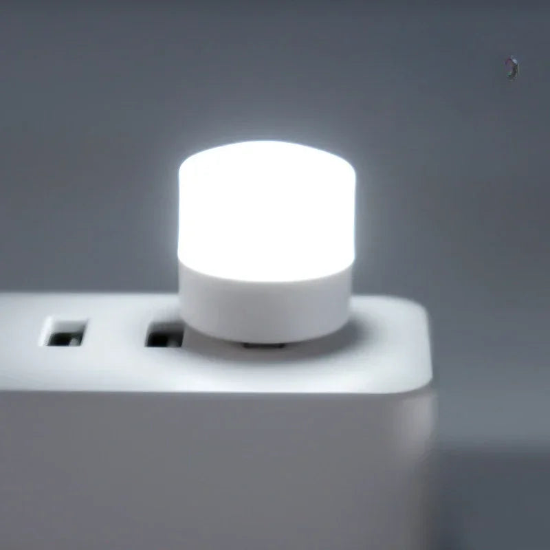 2 PC USB Night Light Set,Portable Bedroom Bedside Night Lighting,Mini Energy-saving Lamp,Eye-friendly Sleep Atmosphere Lamp