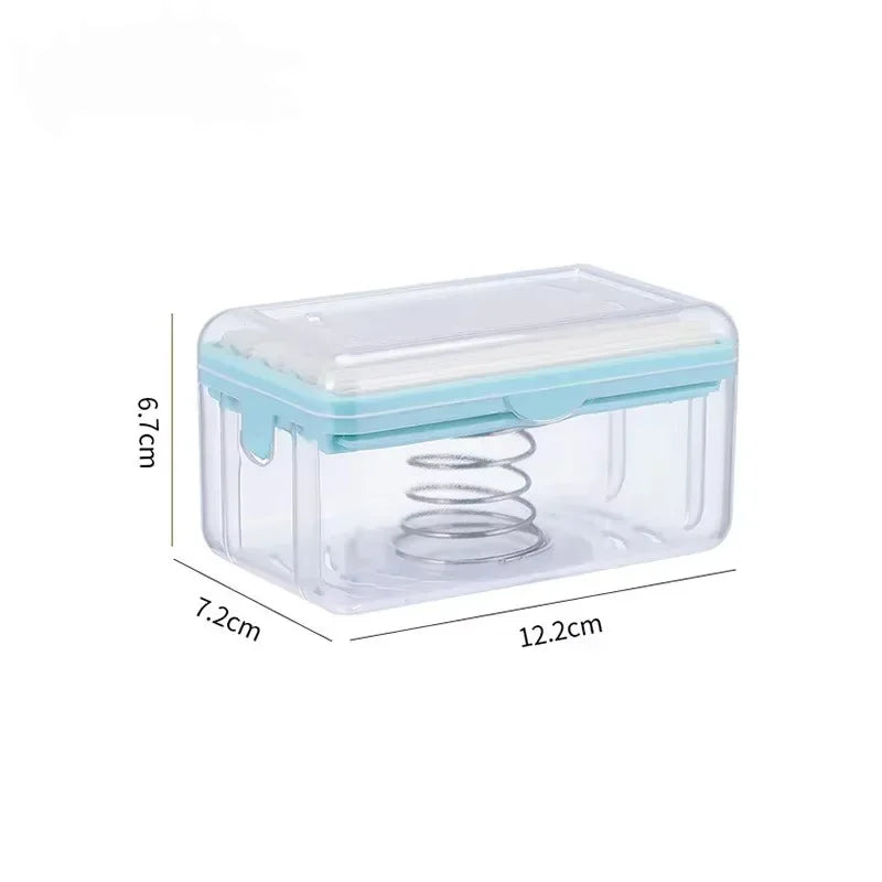 Roller Soap Mover Cylindrical Bathroom Soap Tray Rack Soap Box Plastic Storage Container with Drainage Bathroom Accessories Soap
