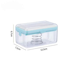 Roller Soap Mover Cylindrical Bathroom Soap Tray Rack Soap Box Plastic Storage Container with Drainage Bathroom Accessories Soap