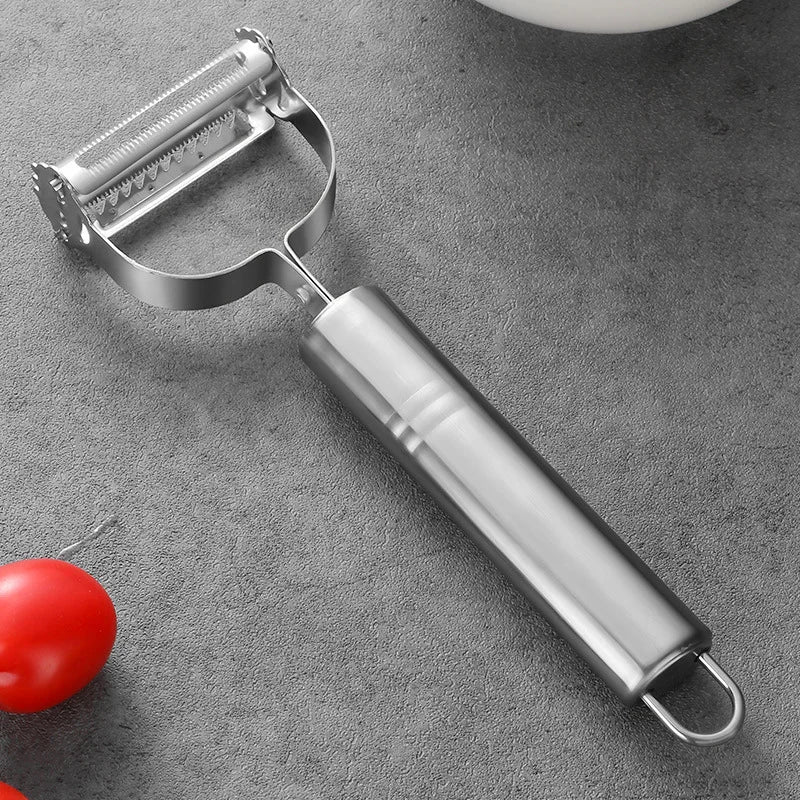 Multifunctional Vegetable Peeler Stainless Steel Potatoes Carrots Grater Fruit Peeler Cutter Melon Planer Kitchen Gadgets