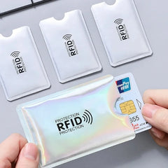 New 5-10 Pcs Aluminium Anti Rfid Card Holder NFC Blocking Reader Lock Id Bank Card Holder Case Protection Metal Credit Card Case