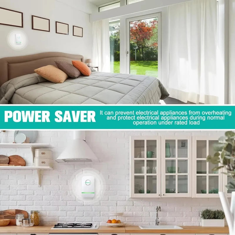 2026 New Energy Saving Device Household Power Saver Plug in Reduces Energy Costs Stabilize Voltage and Protect Circuit
