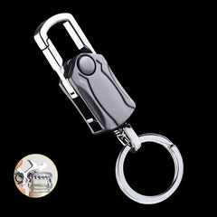 1-6Pcs Outdoor Metal Keychain Car Keychain Accessories Portable Durable Key Chain Ring Custom Keychain For Bottle Opener