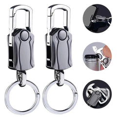 1-6Pcs Outdoor Metal Keychain Car Keychain Accessories Portable Durable Key Chain Ring Custom Keychain For Bottle Opener