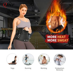 Qtree 3M-6M Waist Trainer Body Shaper Sweat Slimming Belt Shapewear Women Wrapssports And Fitness Abdominal Tightening Strap
